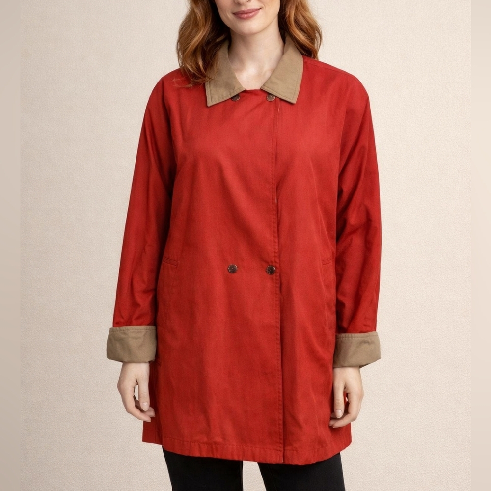 Cambridge Lightweight Double Breasted Windbreaker… - image 1